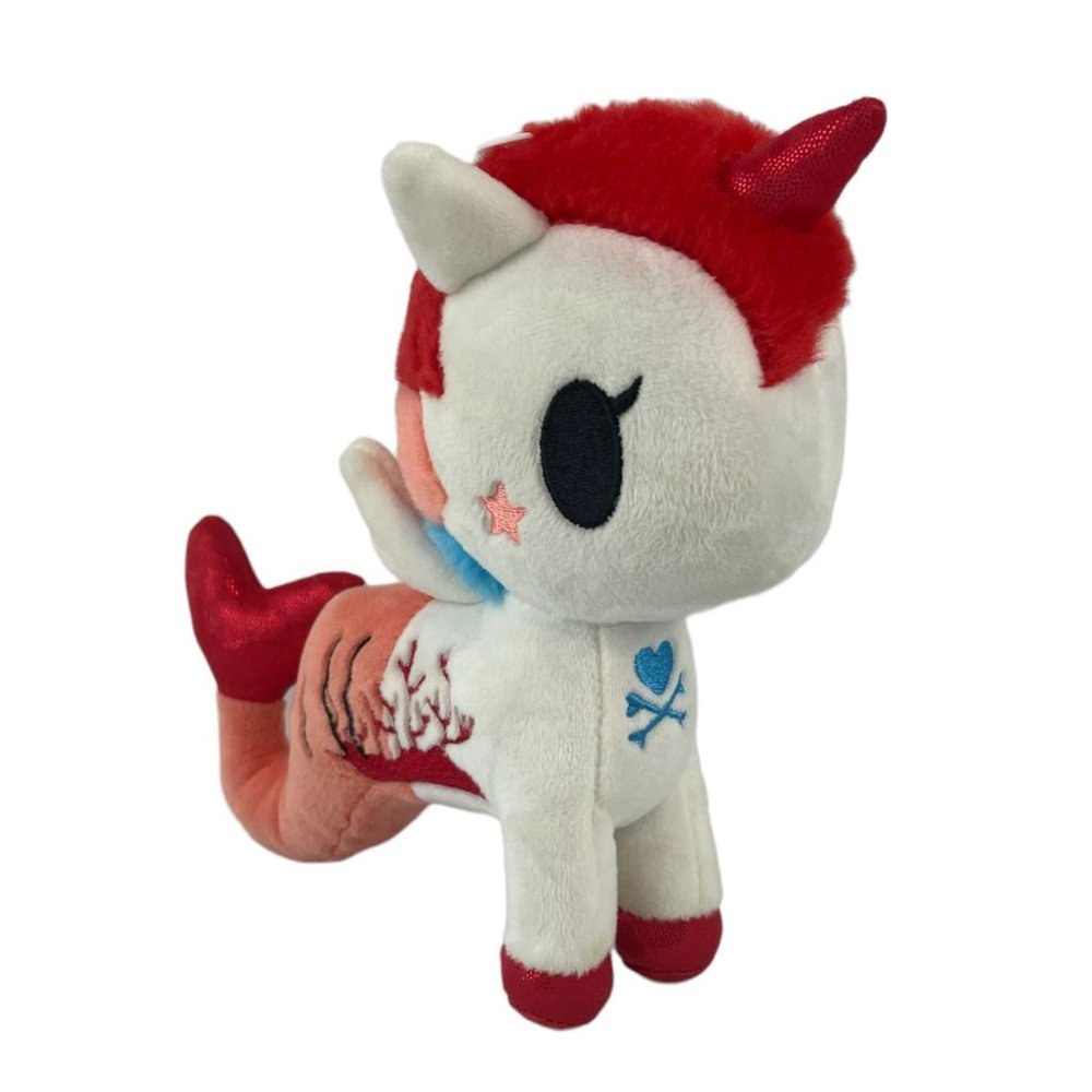 Tokidoki Cora Coral Mermicorno‎ 8" Plush Stuffed Toy Mermaid Unicorn Aurora